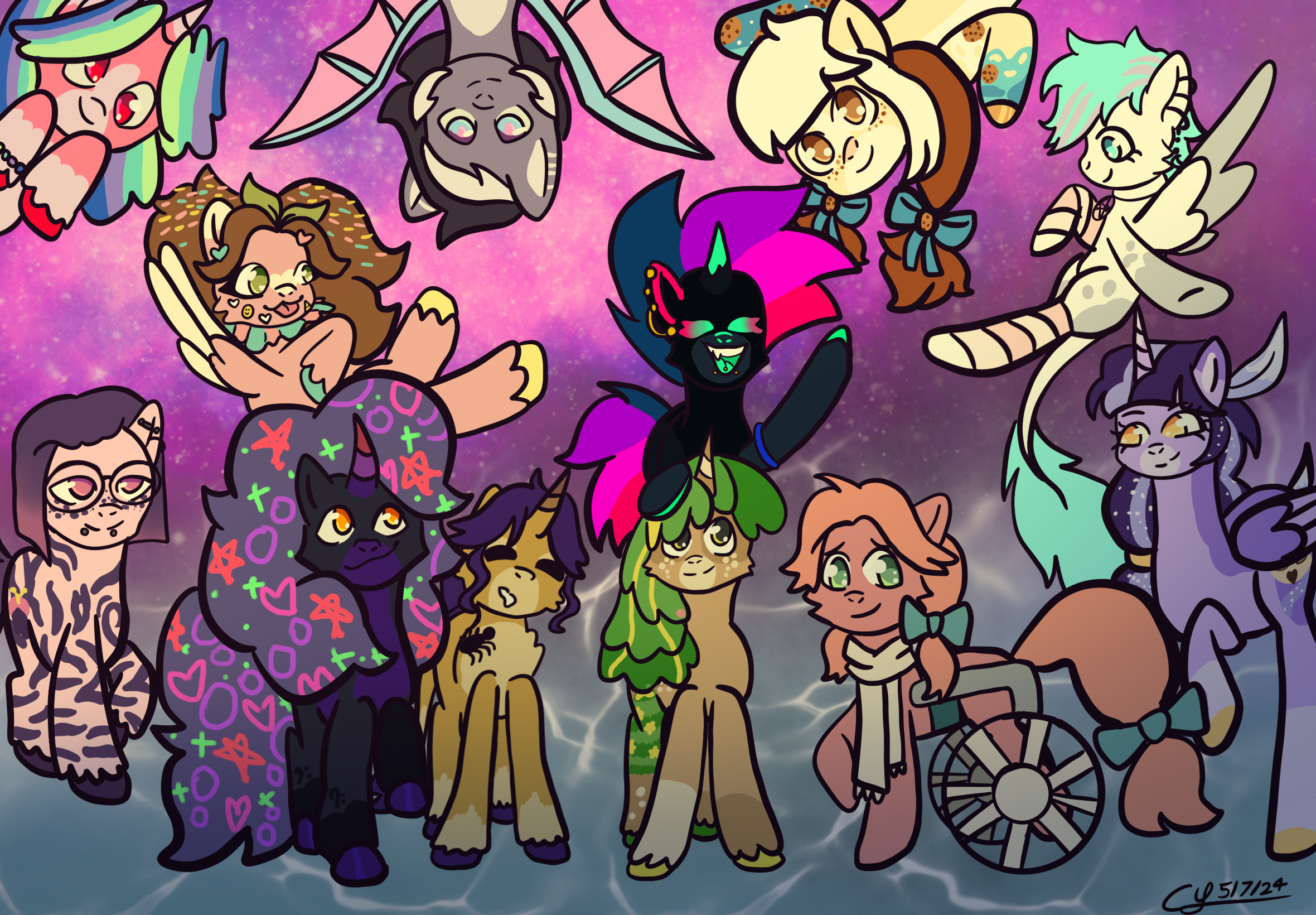 A bunch of my little pony oc's Image